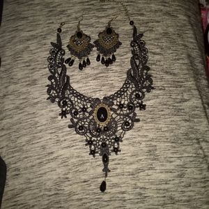 Necklace and Earrings